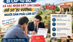 ĐI CẤP SỔ ĐỎ, XÃ XÁC NHẬN ĐẤT LẤN CHIẾM: HỒ SƠ BỊ VƯỚNG, NGƯỜI DÂN PHẢI LÀM GÌ?